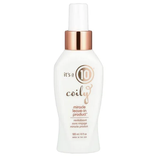 It's a 10, Coily, Producto milagroso para dejar sin enjuague®, 120 ml (4 oz. líq.)