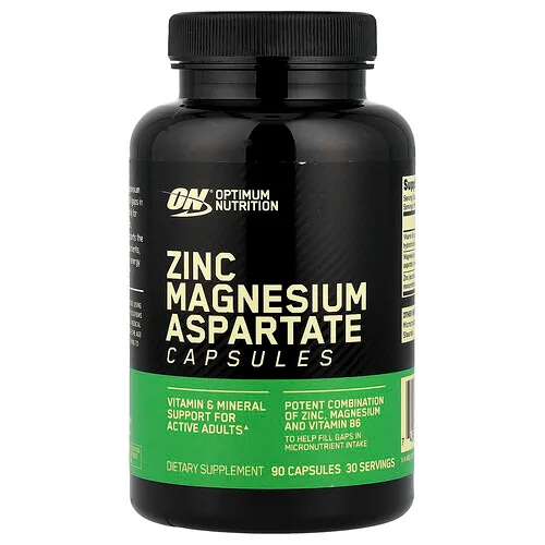 Optimum Nutrition, Aspartato de zinc y magnesio`` 90 cápsulas