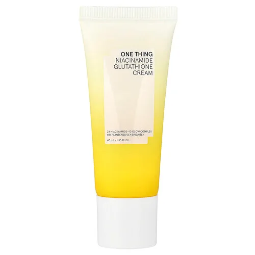 One Thing, Crema con niacinamida y glutatión, 40 ml (1,35 oz. líq.)