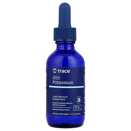 Trace, Potasio iónico, 59 ml (2 oz. líq.)