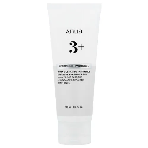 Anua, 3 Crema protectora contra la humedad con ceramida y pantenol, 100 ml (3,38 oz. líq.)