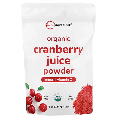 Micro Ingredients, Zumo de arándano rojo orgánico en polvo, 227 g (8 oz)