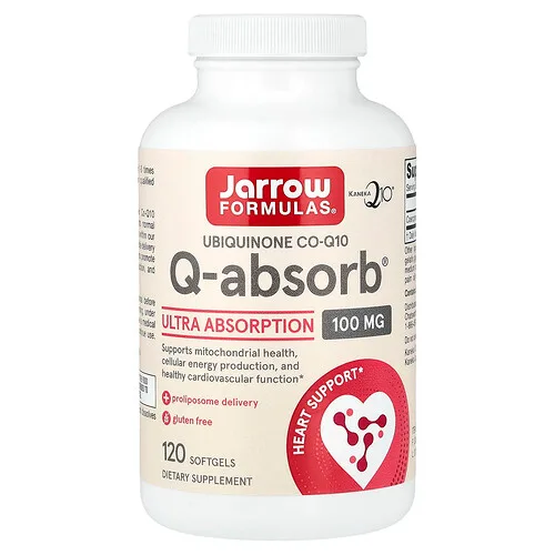 Jarrow Formulas, Q-Absorb®, 100 mg, 120 cápsulas blandas