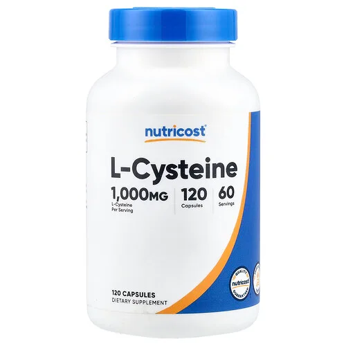 Nutricost, L-cisteína, 120 cápsulas (500 mg por cápsula)