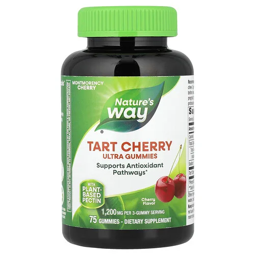 Nature's Way, Ultragomitas de cereza ácida, Cereza, 75 gomitas