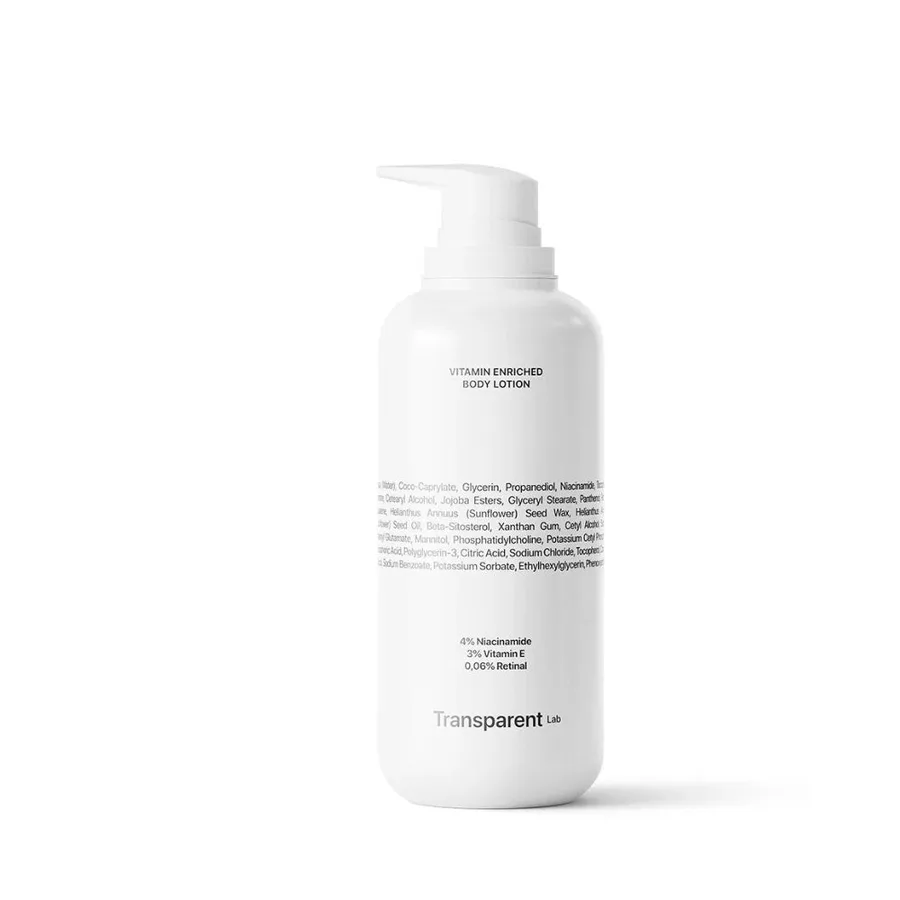 Transparent Lab Vitamin Enriched Body Lotion 400ml