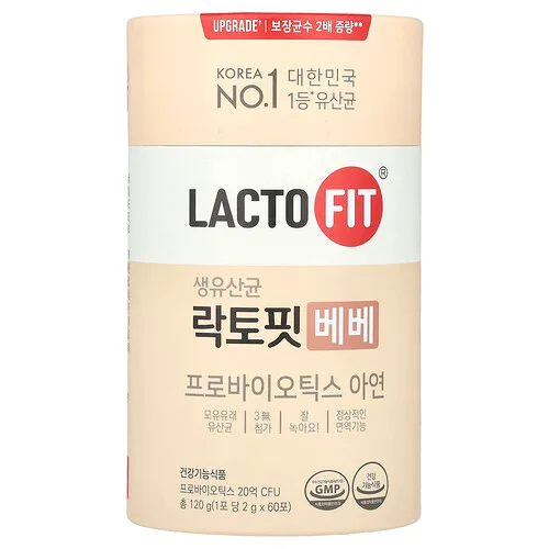 Lactofit, Probiótico, Bebés, 60 barritas, (2 g) cada una