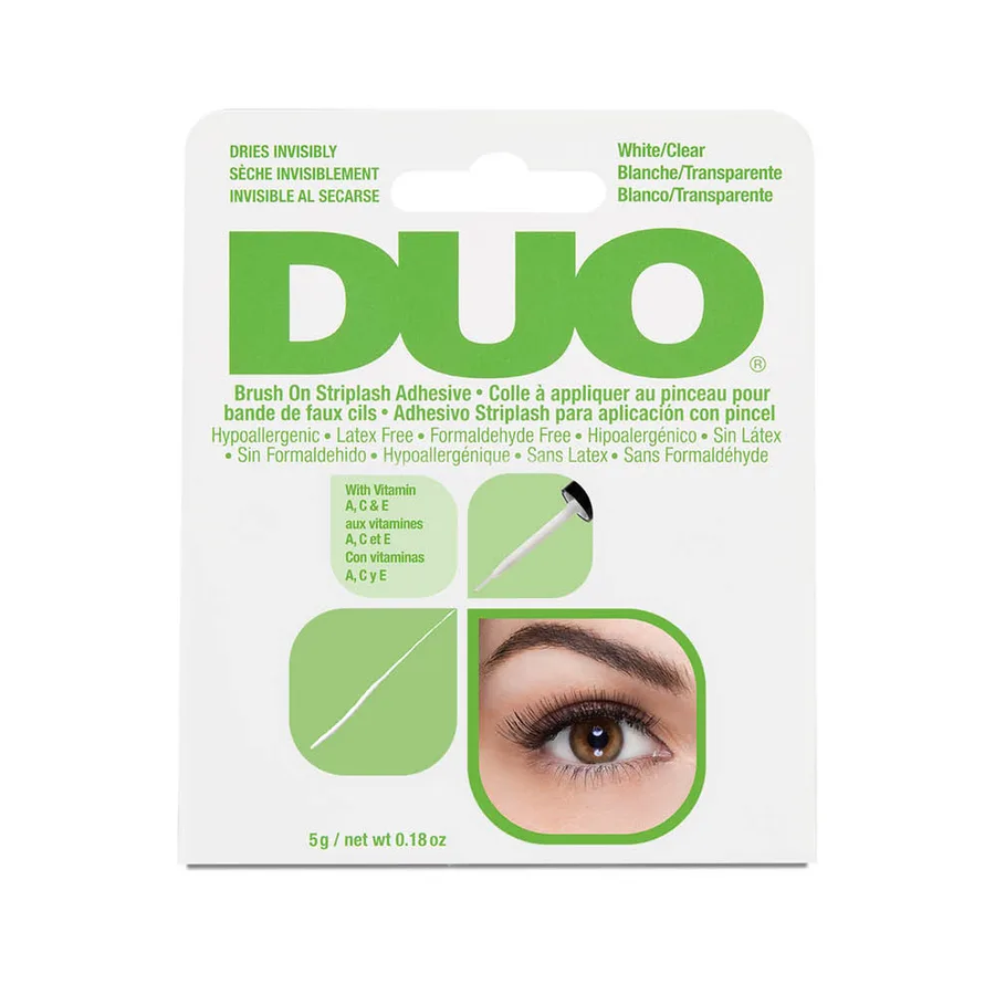 DUO Adhesivo de Pestañas Pincel Transparente 5 gr
