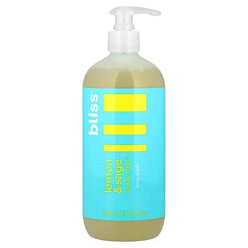 Bliss, Jabón líquido para el cuerpo Soapy Suds™, Limón y salvia, 505 ml (17 oz. líq.)