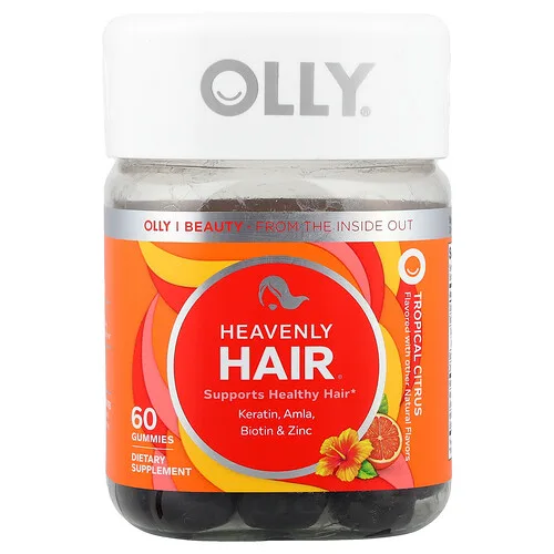 OLLY, Cabello celestial, Cítricos tropicales`` 60 gomitas