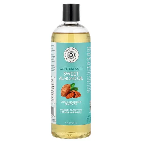 Pure Body Naturals, Aceite de almendras dulces, 473 ml (16 oz. líq.)