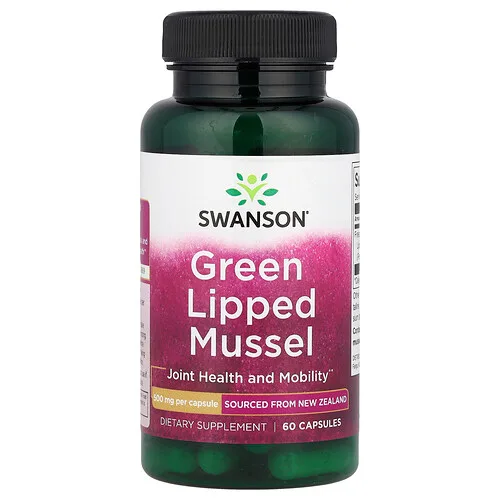 Swanson Vitamins, Mejillón de labios verdes, 500 mg, 60 cápsulas