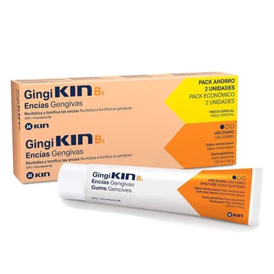 Kin Gingikin B5 Pasta Dentífrica Lote 2 Piezas