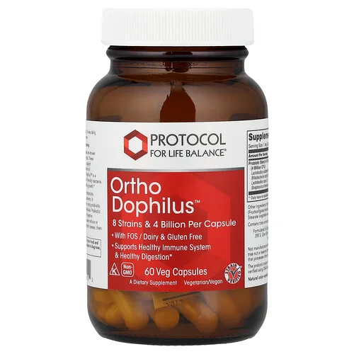 Protocol for Life Balance, Ortho Dophilus™, 60 cápsulas vegetales
