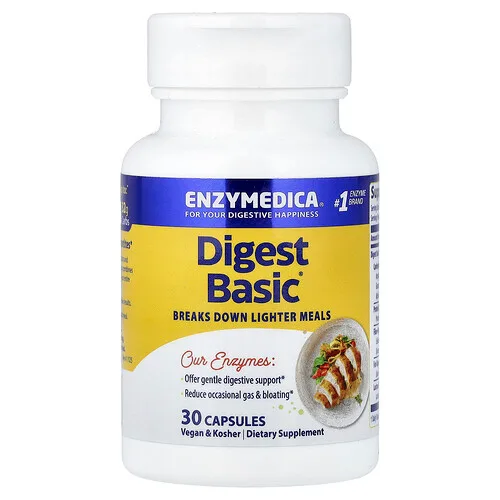 Enzymedica, Digest Basic, Fórmula de enzimas esenciales, 30 cápsulas