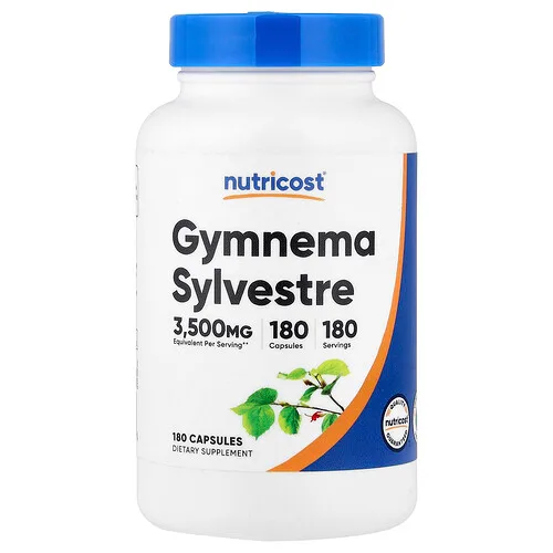 Nutricost, Gymnema sylvestre, 180 cápsulas (175 mg por cápsula)