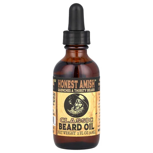Honest Amish, Aceite para barba, Clásico, 60 ml (2 oz. líq.)