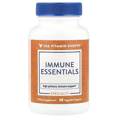 The Vitamin Shoppe, Immune Essentials, 60 cápsulas vegetales