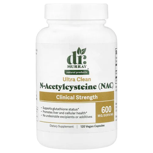 Dr. Murray's, NAC, 600 mg, 120 cápsulas vegetales