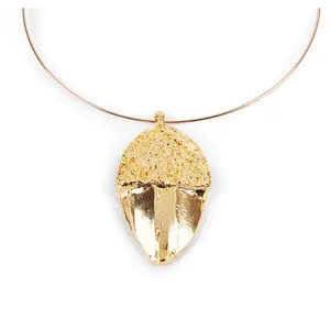 BELLOTA collar rigido #oro brillo
