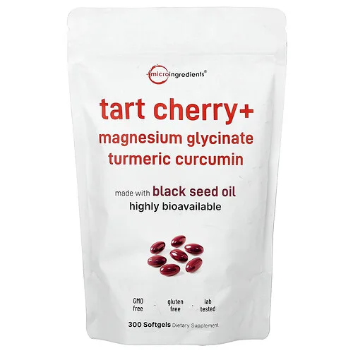 Micro Ingredients, Cereza ácida y más, 300 cápsulas blandas