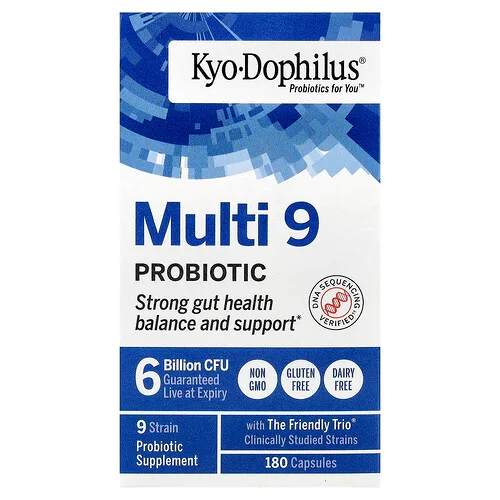 Kyolic, Kyo-Dophilus®, Probiótico Multi 9, 180 cápsulas