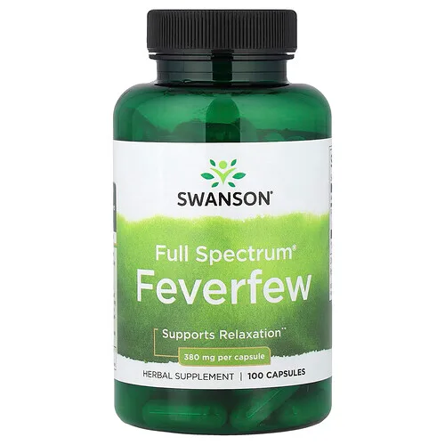 Swanson Vitamins, Full Spectrum®, Matricaria, 380 mg, 100 cápsulas