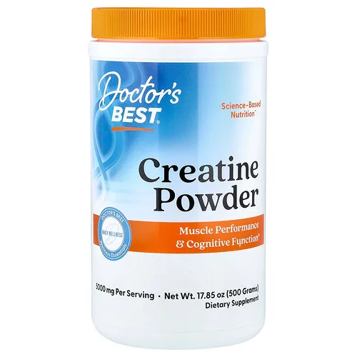 Doctor's Best, Creatina en polvo, Sin sabor, 500 g (17,85 oz)
