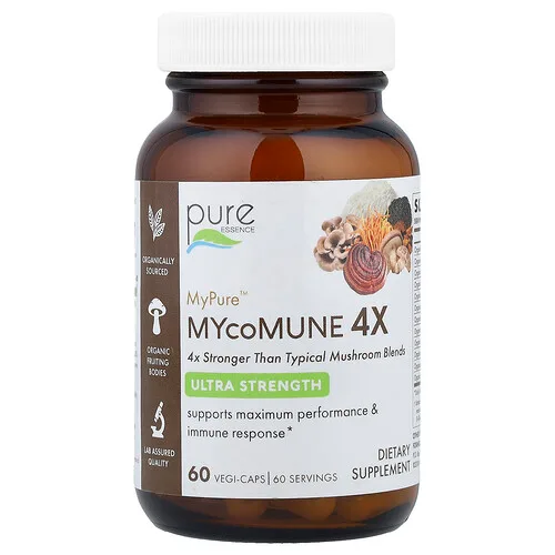 Pure Essence, MyPure™, MYcoMune 4X, 60 cápsulas vegetales