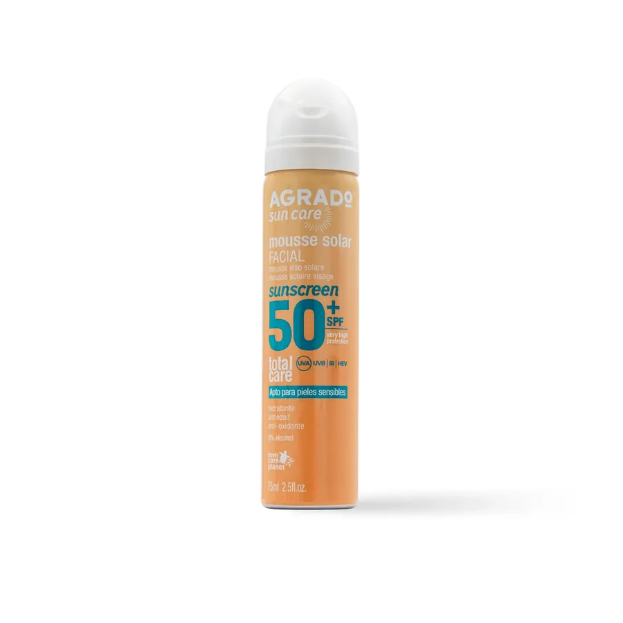 Mousse Facial Solar SPF50+ 75 ml