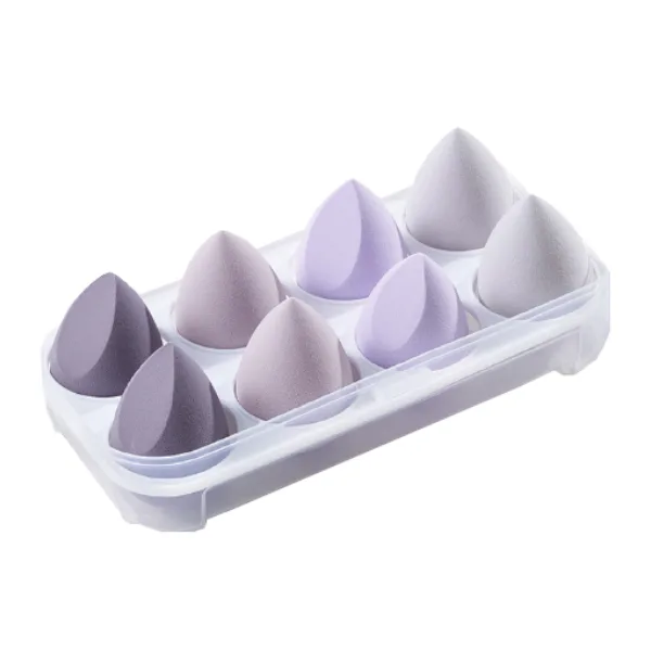 MissLady - Set of Eight Beauty Sponge - 8pcs/Set - Random Color