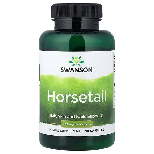 Swanson Vitamins, Cola de caballo, 500 mg, 90 cápsulas