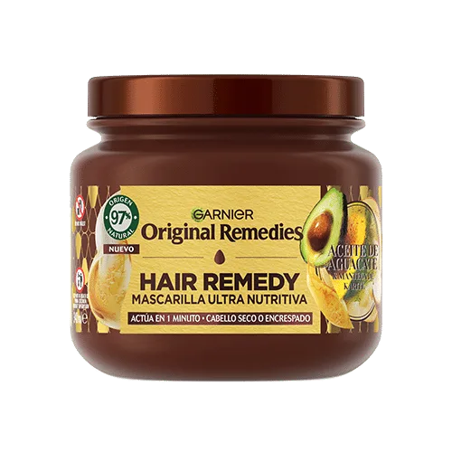 Original Remedies Mascarilla Capilar Aguacate y Karité 300 ml