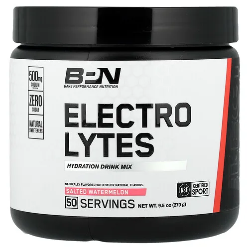 BPN, Electrolitos, Mezcla para preparar bebidas hidratantes, Sandía salada, 270 g (9,5 oz)