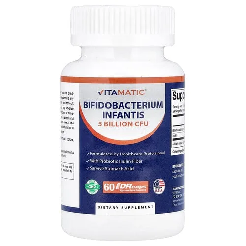 Vitamatic, Bifidobacterium infantis, 60 cápsulas de hipromelosa DRcaps®