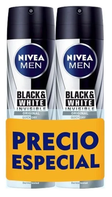 Men Black & White Invisible Original Spray 200 ml