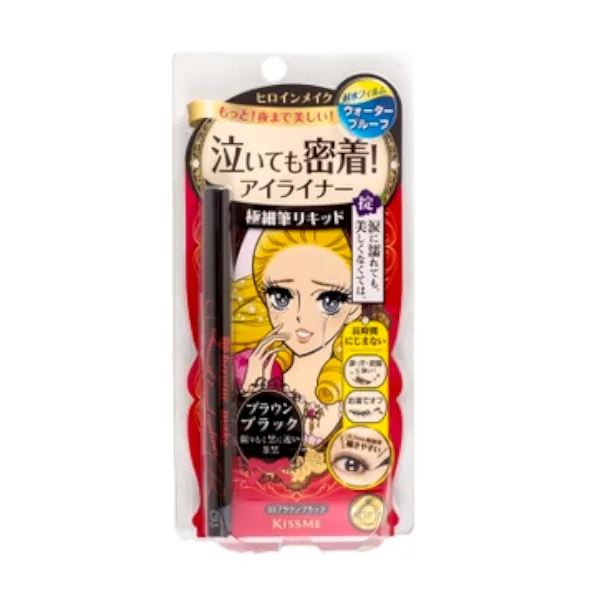 ISEHAN - Kiss Me Heroine Make Smooth Liquid Eyeliner - #03 Brown Black