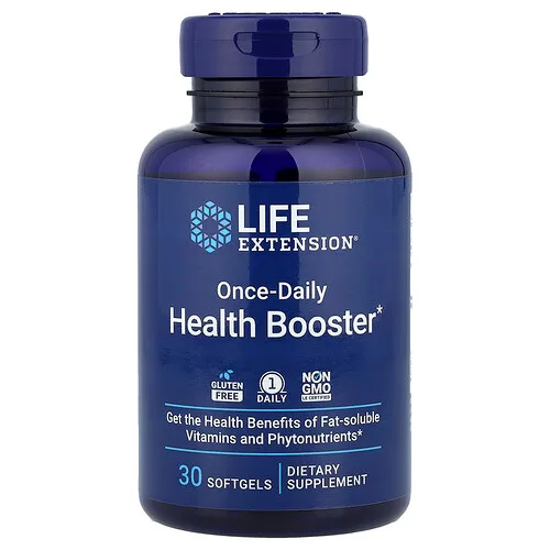 Life Extension, Refuerzo para la salud una vez al día, 30 cápsulas blandas