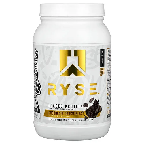 RYSE, Proteína cargada, Explosión de galletas de chocolate`` 1056 g (2,3 lb)