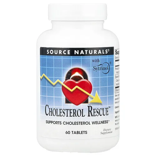 Source Naturals, Rescate del colesterol, 60 tabletas