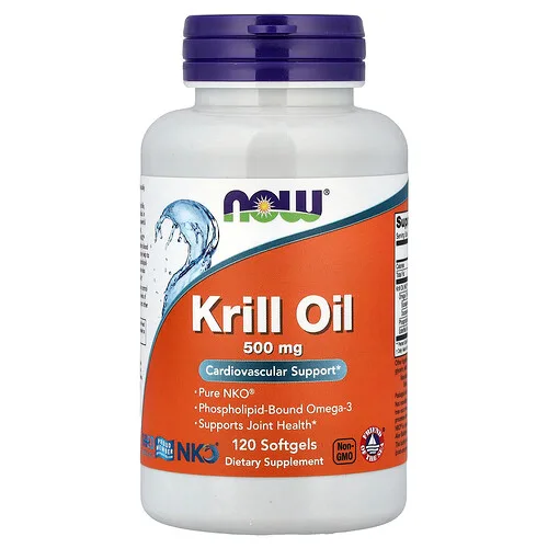 NOW Foods, Aceite de kril de Neptune, 500 mg, 120 cápsulas blandas