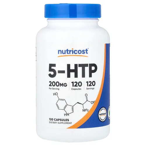 Nutricost, 5-HTP, 200 mg, 120 cápsulas
