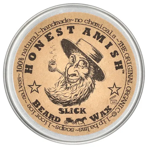 Honest Amish, Cera para barba Slick, 60 ml (2 oz)
