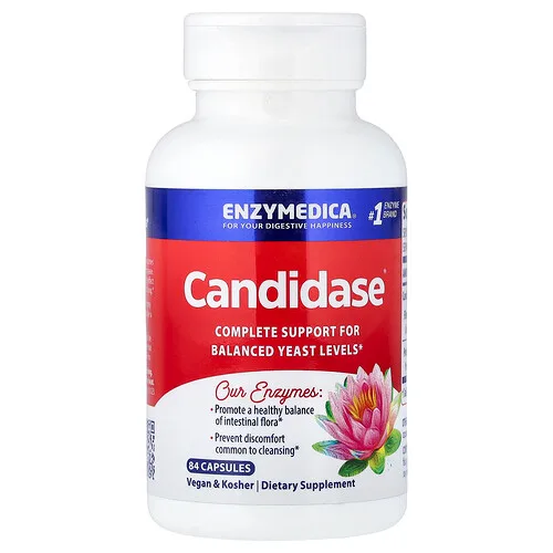 Enzymedica, Candidase®, 84 cápsulas