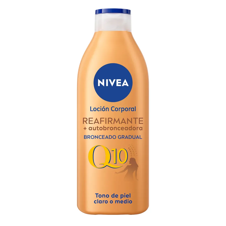 Q10 Loción Corporal Reafirmante y Autobronceadora 400 ml