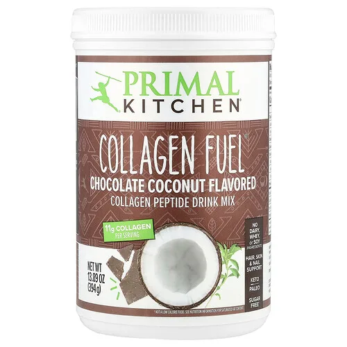 Primal Kitchen, Collagen Fuel, Chocolate y coco, 394 g (13,89 oz)