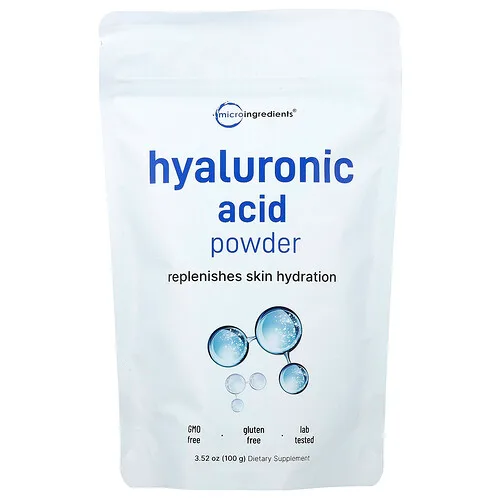 Micro Ingredients, Ácido hialurónico en polvo, 100 g (3,52 oz)