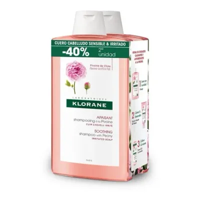 Pack Champú Calmante Peonía BIO 2 x 400 ml