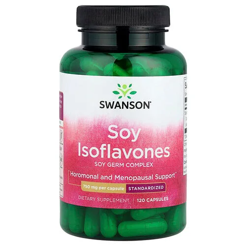 Swanson Vitamins, Isoflavonas de soya, 750 mg, 120 cápsulas