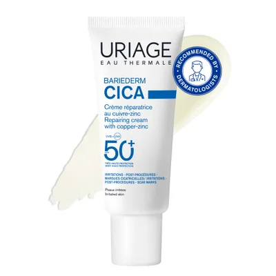 Bariéderm-CICA SPF50+ Crema Facial y Corporal con Cobre y Zinc 75 ml